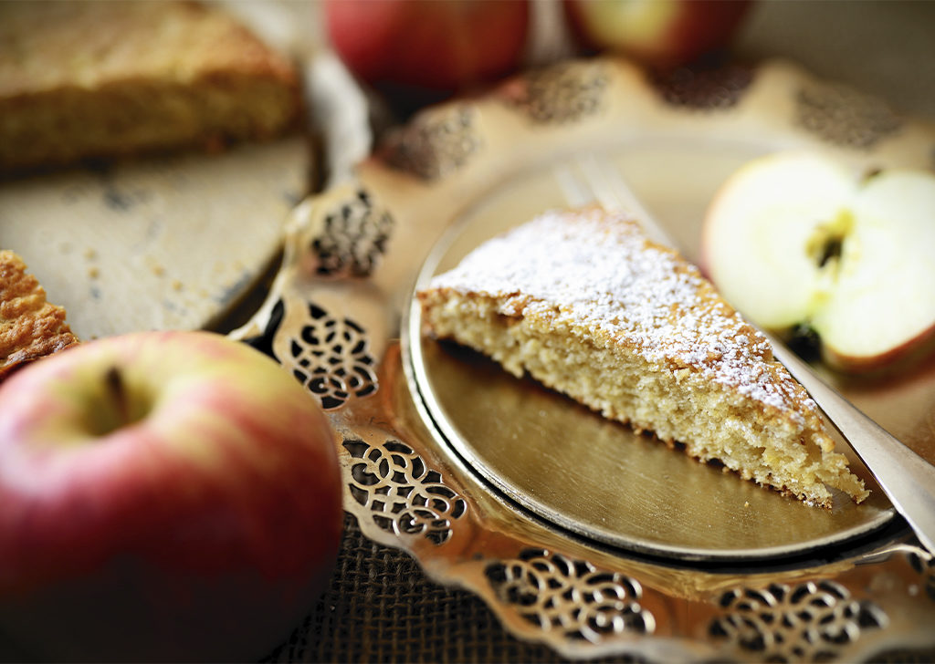 Здоровый яблочный пирог без сахара