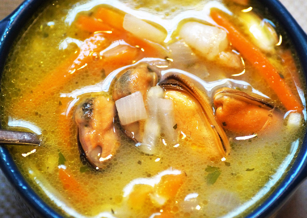 Чудо-суп из морепродуктов — белковый рецепт